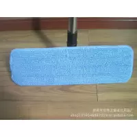 天蓝色 安利可用 喷水粘贴式拖把替换布 平板拖把拖布 超细纤维拖布护理抛光布