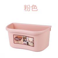 全新款挂式垃圾桶：（粉色） 特小 大号厨房橱柜门挂式垃圾桶家用可爱创意壁挂桌面收纳架塑料储物桶