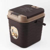 黑色7L茶渣桶 排水桶功夫茶具配件家用小号茶水桶泡茶桌下茶叶废水垃圾桶