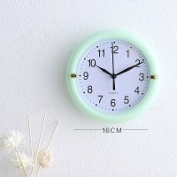 小号*绿色 其他 创意小挂钟北欧简约迷你电子小钟表学生宿舍床头可挂静音小时钟。