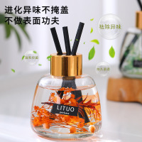 蓝风铃[120ml] 车载香水摆件车内无火香薰精油家用卧室内熏香汽车用品持久香氛座