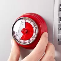 红色 计时器机械提醒学生时间管理厨房定时器闹钟倒计时番茄钟做题学习