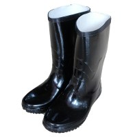 黑色 38 男雨鞋中筒雨靴耐磨防水软底大码工作C劳保鞋水鞋橡胶高筒水靴.