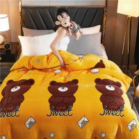 咪咪熊 [加绒加厚单被套]1.5*2米 金貂绒加厚加绒被套防静电保暖法兰绒珊瑚绒被罩冬季单双人单件
