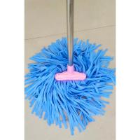 替换头(不带杆) 扦把鹿皮布拖把家用吸水老式全棉拖帕拧干式墩布实用一拖净棉纱线