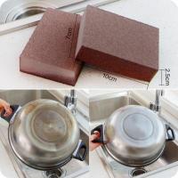 棕色(2个装) 金钢沙海绵擦克林纳米擦魔力擦擦神奇洗碗布去污渍清洁刷锅底10片