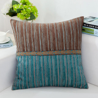 蓝咖拼咖蓝 30*50cm(单独抱枕套) 欧式抱枕腰枕沙发靠垫长方形靠背靠枕抱枕套大号不含芯正方形家用