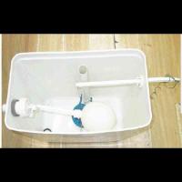 乳白色 蹲便器手拉老式马桶水箱拉绳冲水箱拉线高箱配件挂壁式32卫浴用品