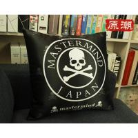 40*40双面图案含枕芯 40X40cm 潮牌骷髅头MMJ布艺抱枕简约沙发靠垫办公室靠垫靠枕套枕头可拆洗