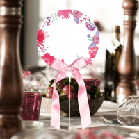 天鹅款-单面空白 桌卡定制婚礼台卡座位卡席位卡号桌牌支架个性创意婚庆宴结婚用品