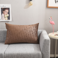 天鹅绒长方形-咖 30*50（腰枕套不含芯） 沙发长方形靠枕靠垫汽车飘窗小腰枕长型抱枕腰枕头现代简约北欧风