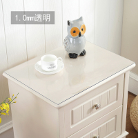 1mm透明 床头柜垫40*40cm 防水免洗床头柜盖布pvc电视柜桌布台布水晶垫欧式田园鞋柜软玻璃