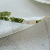 玉兰花开-卷边款 60*60cm一件 美式田园餐桌布台布茶几布布艺桌垫棉麻布料床头柜盖巾方形桌布