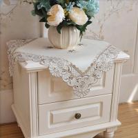 X201 正方形57*57cm[单片] 欧式简约床头柜盖布卧室遮灰防尘罩田园布艺方巾家具桌布床头柜垫