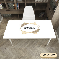 MS-C1-17 60*60cm 条纹书桌布家用防水桌垫厚pvc软玻璃简约写字电脑桌布学生ins桌布