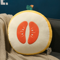 Q弹·橙子 不软不用花钱 超软水果抱枕靠垫汽车沙发靠枕女生办公室靠背护腰圆形午睡小枕头
