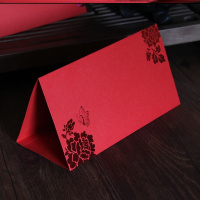 蝶恋花(20张) 简约喜宴指示牌年会创意亲友寿宴晚宴装饰签到台婚宴席位卡喜字。