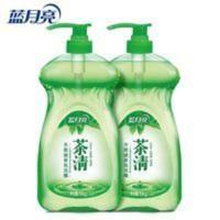 1000g 蓝月亮茶清洗洁精1kg*2瓶洗果蔬温和不伤手浓缩绿茶去油污家用