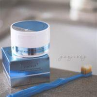 50g 刷牙洗白白KIMTRUE且初益生菌海盐亮白洁牙粉牙膏去黄去牙