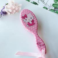 小猫咪平板梳子 小猪女宝女童可爱立体卡通公主梳子小猫平板气垫梳安全梳子