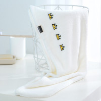 四季款 皇冠奶白 重100克 送毛巾 加厚干发帽女超强吸水速干包头洗头擦头发毛巾神器浴帽可爱干发巾