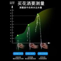 300孔(德国技术增压单手喷) 增压花洒喷头套装 家用一键止水洗头神器 洗澡莲蓬头淋浴喷头套装