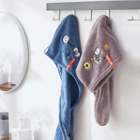 干发帽超强吸水速干免吹儿童女可爱加厚浴帽洗头帽子擦头包头巾