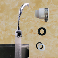 C款长款喷头1+送万用接头1 厨房水龙头防溅头外接增压花洒万向旋转高压洗碗喷头超强洗头神器