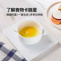 白色 薄荷健康食物秤健身卡路里小型便携厨房电子称高精准支持多种单位