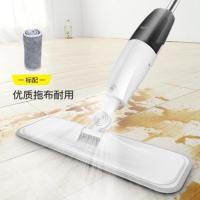 白色 德尔玛喷水喷雾拖把家用平板一拖净拖把旋转式懒人神器干湿两用