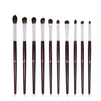 倾颜眼部10支套刷 不带包 ENERGY/艾诺琪眼影刷10支套刷套装鼻影刷动物毛马毛眼部化妆套刷