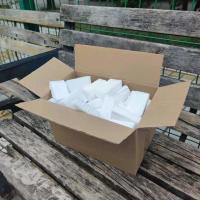 压缩边角料迷你碎块一箱 两倍压缩纳米海绵魔力擦克林擦迷你边角料擦小白鞋茶渍清洁