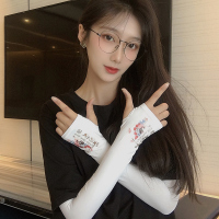 戏曲 均码 夏季防晒冰袖套女护臂手臂套袖冰丝夏天袖子骑电动车手套薄款开车