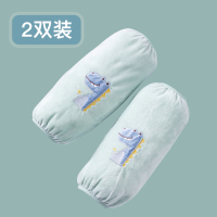 绿色小恐龙 2双 袖套女秋冬季长款工作防脏ins潮儿童护袖时尚个性可爱手袖头套袖