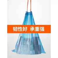 5卷75只(43*43cm) 加厚 咔咔玛 5卷75只 自动收口垃圾袋 加厚拉绳家用中号手提抽绳垃圾袋