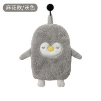 麻花款/灰色 创意小企鹅吸水抹布不掉毛去油懒人洗碗布家务清洁洗碗巾擦手巾