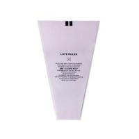 浅紫色50/包(字体颜色随机) 月缘鲜花包装袋爱情守则鲜花迷你花束袋 康乃馨多支玫瑰袋包花袋