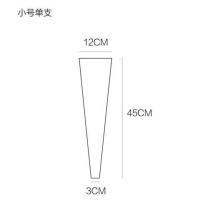 透明小号单支袋4.7丝50个/包 透明多支袋高透玻璃纸地摊花束套袋鲜花包装月花周花简约网红锦衣