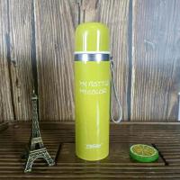 提绳-500ML苹果绿 杯子 304不锈钢保温杯大容量水杯男女学生便捷户外创意水壶家用水杯子