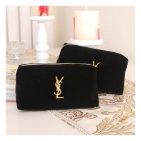 黑色口红包 2021小香风化妆包ins 便携手提式外出差收纳袋旅行高档随身洗漱包