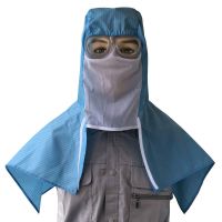 夏款披肩帽 博驰防粉尘套头披肩帽打磨车间全包式面罩防雾不褪色无异味工作帽