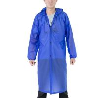 牛筋海胶长风雨衣 均码 韩版家居男女潮流雨衣成人徒步旅游加厚防水雨衣长款透明风衣便携