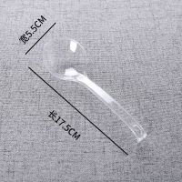 透明简装 100支 一次性大汤勺塑料大号外卖打包勺子独立包装吃面盛汤长柄公勺批发