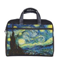 梵高星空 13.3寸 花朵 行李箱电脑包13.3/14英寸笔记本包15.6英寸手提单肩包17英寸