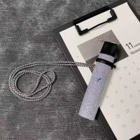 1白银贴纸+1钛钢项链 yooz柚子一二代贴纸保护套闪粉项链挂链绳YOOZ12代贴膜不留胶好贴