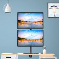 显示器支架上下双屏台式电脑桌面免打孔增高臂底座多屏升降旋转[9月7日发完] 显示器支架上下双屏台式电脑桌面免打孔增高臂底