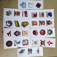 普通自选4种4张 全息变色csgo游戏周边贴纸实物印花实体防水泰坦皇冠