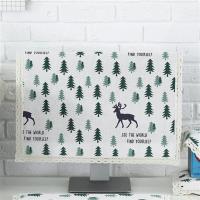 雪松小鹿 17-22寸(55*55cm) 电视机罩盖布防尘布电脑显示器盖布电视机套4252寸防尘罩遮盖布