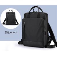黑色 27*12*37CM 双肩包女简约轻便大容量电脑包初高中大学生书包男防水包旅行背包
