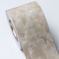 汉白玉10米长 8厘米宽 踢脚线自粘地脚线墙贴防水防霉窗台装饰门框墙围改造包边瓷砖贴纸